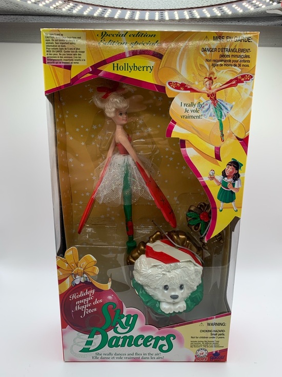 Hollyberry" Holiday Magic Sky Dancers doll from Galoob BNIB 1995 - Picture 3 of 13